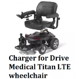 Coming data ac adapter Battery Charger for drive medical titan LTE wheelchair mobilty