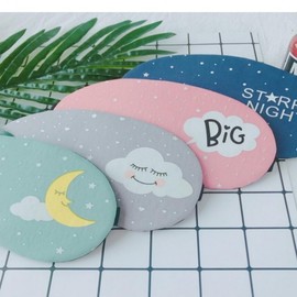 Cute Cartoon Cotton Sleep Eye Mask for Relaxation Mint 2ea