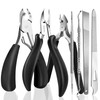 EBEWANLI Toe Nail Kit, 7PCS Pedicure Tools for Feet, Heavy