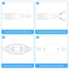 sourcing map 7mm Waterproof Appliance Switch, AC 250V 3A ON/OFF