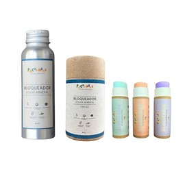 Kit Protección Total - Bloqueador Solar Mineral FPS 50, 80 ml, Consumo Consciente, Protección UV