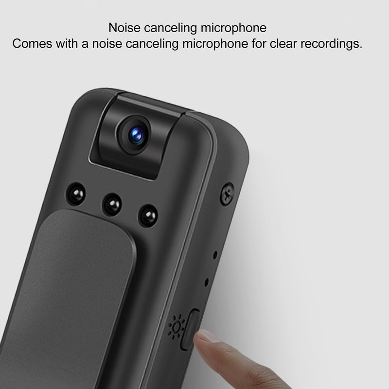 Clip Camera 1080P 155° Large Wide Angle 180° Rotating WiFi