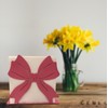 Aimto Pink Napkin Holder for Table - Decorative Bow Design
