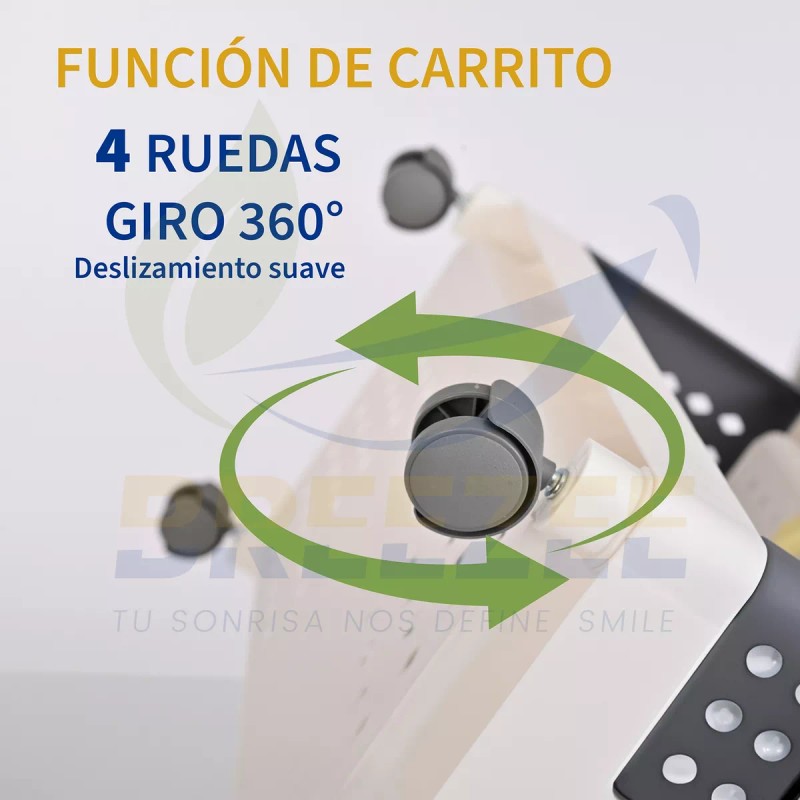 Estante Organizador Multiusos 4 Repisas Carrito Ruedas 360º