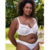 Wingslove Sujetador balconette sin relleno de cobertura completa para mujer,