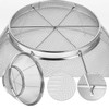SHOWERORO Stainless Steel Rice Washing Sieve 8.5 Inch Fine Mesh
