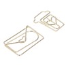100Pcs Funny Planner Clips Anti Rust Electroplating Process Envelope Coffee