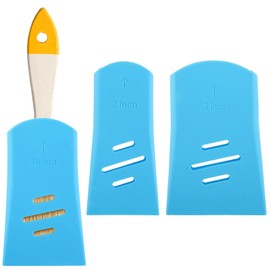Baeruuss 3Pack Paint Brush Protector Covers, Silicone Protective Sleeve for Holds 2" 2.5" 3" Brush