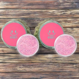 Oget Eye Area Intensive Care Eye Area Recovery Pink Collagen Hydrogel Eye Patches 2 Pieces 32 Pieces / 오겟 눈가 집중 관리 눈가 회복 핑크 콜라겐 하이드로겔 아이패치 2개 32개입