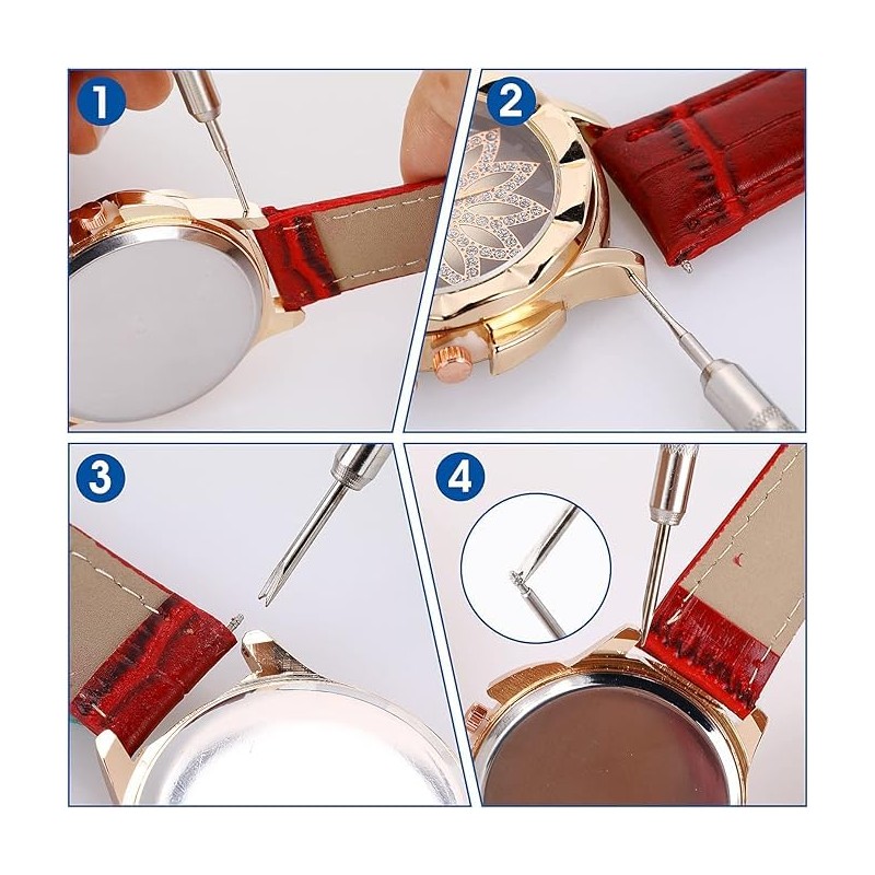 KIPTVO Watch Spring bar Tool, Watch Strap Removal Tool, Watch