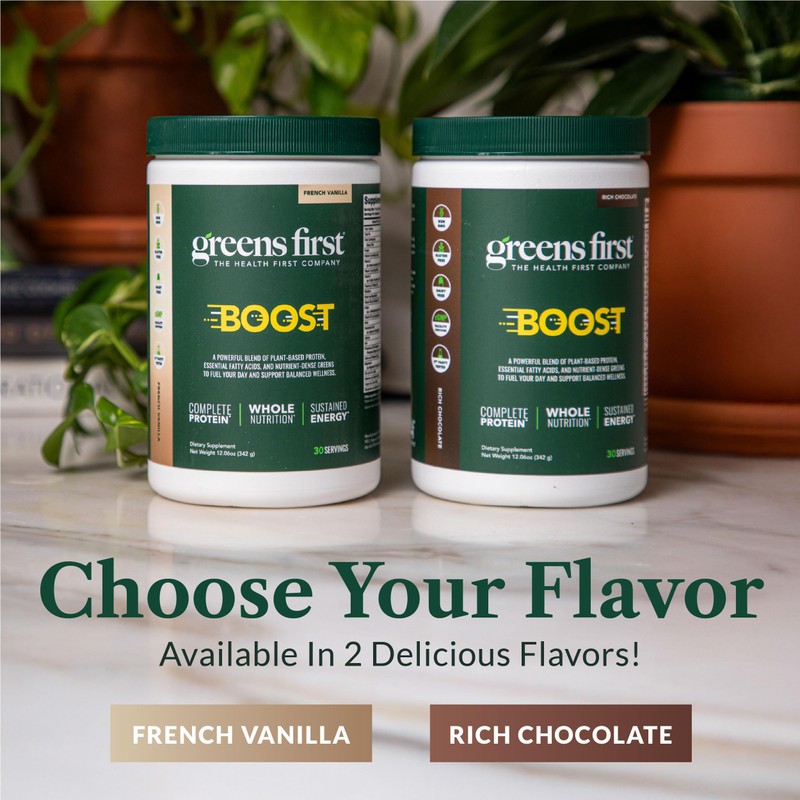 Greens First Boost - Plant-Based Protein & Balanced Nutrition -