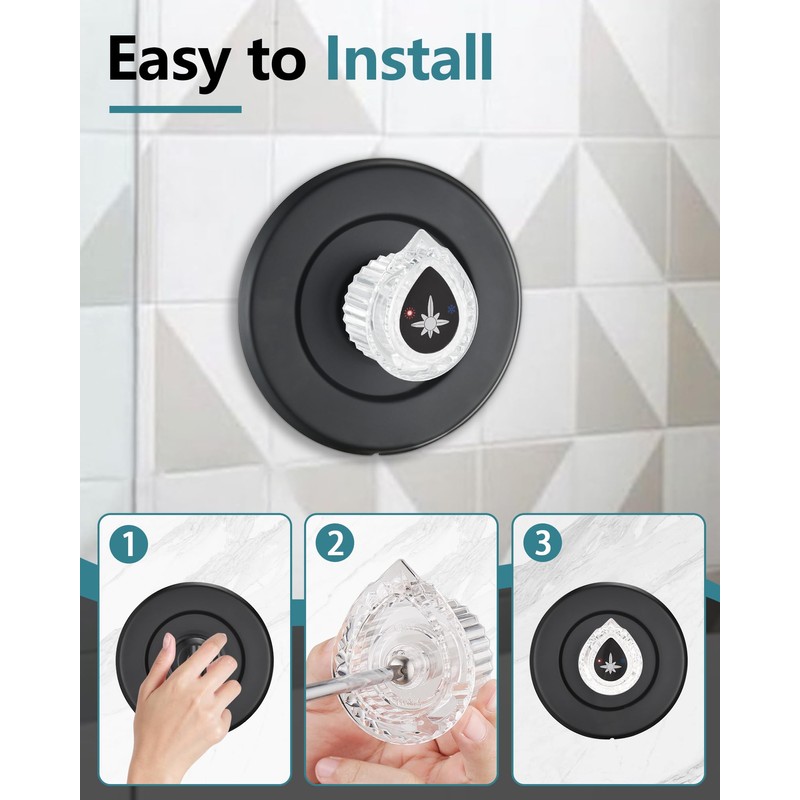 Replacement for Moen Fit Chateau (96797) One-Handle Tub& Shower Knob