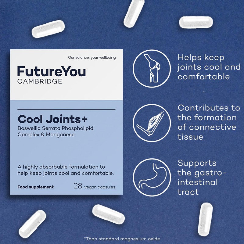 Cool Joints+ Boswellia Serrata Capsules – 28 Day Supply for