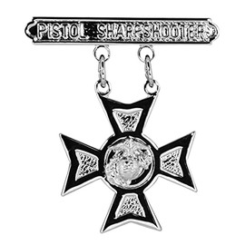 Marine Corps Qualification Badge - Pistol Sharpshooter