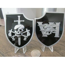 Navy Seal Team Six Silver Squadron DEVGRU NSWDG JSOC Tier 1 USN Challenge Coin