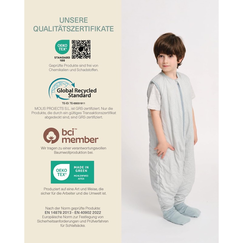 molis&co - Baby Sleeping Bag with Feet and Sock -