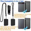 3-in-1 Kit for Plaud Note AI/Pro AI Recorder with Neck/Wrist/Clip,