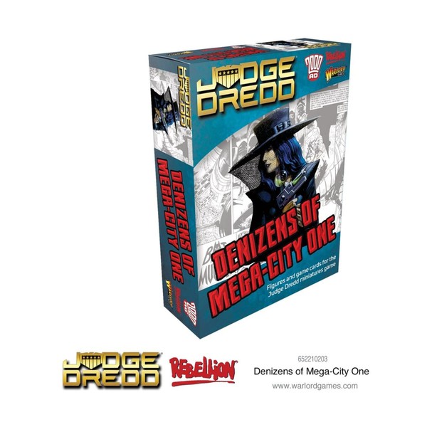 Warlord Judge Dredd Arch Denizens of Mega City One Figures for Judge Dredd Miniatures Table Top War Game 652210203
