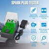 Double Hole Spark Plug Tester Adjustable Frequency Engine Ignition Analyzer