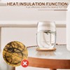 Rattan Coasters Heat Resistant Round Straw Trivet Handmade Wicker Coasters