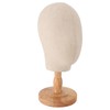 Wig Head Stand Non Woven Fabric Mannequin Head Hat Display