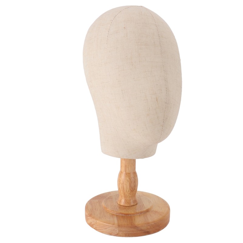 Wig Head Stand Non Woven Fabric Mannequin Head Hat Display