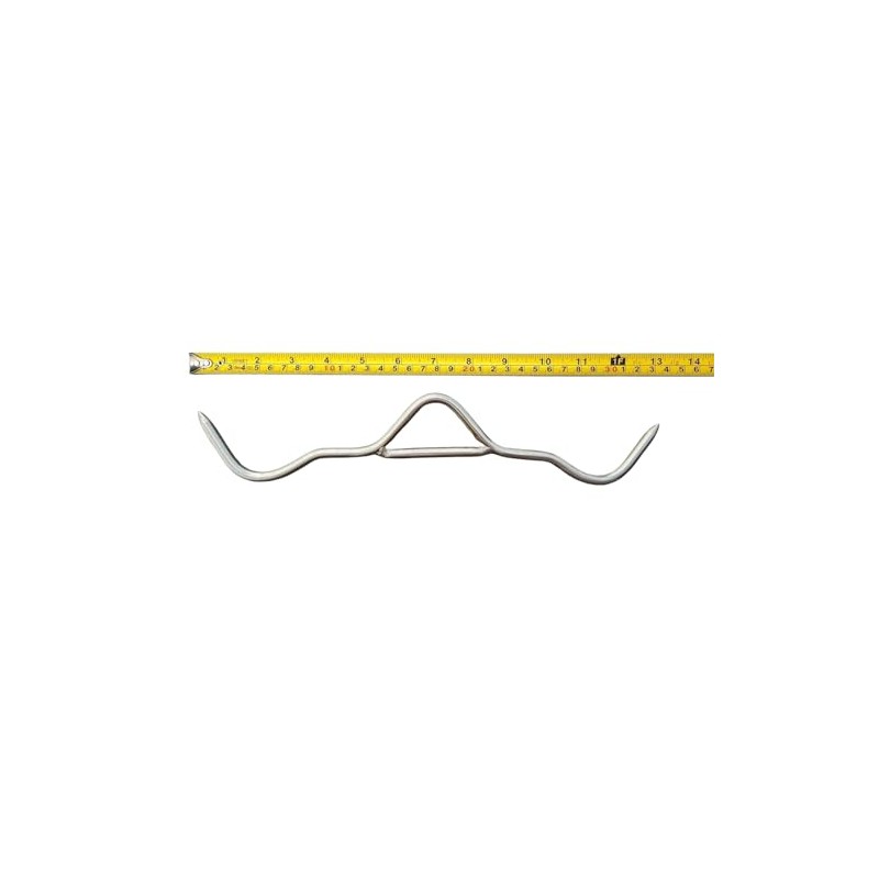Premium 13" Stainless Steel Gambrel Hook - Heavy Duty Butcher