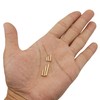 Rrina 1200Pcs Small Tiny Nails Carbon Steel Brass Plated for