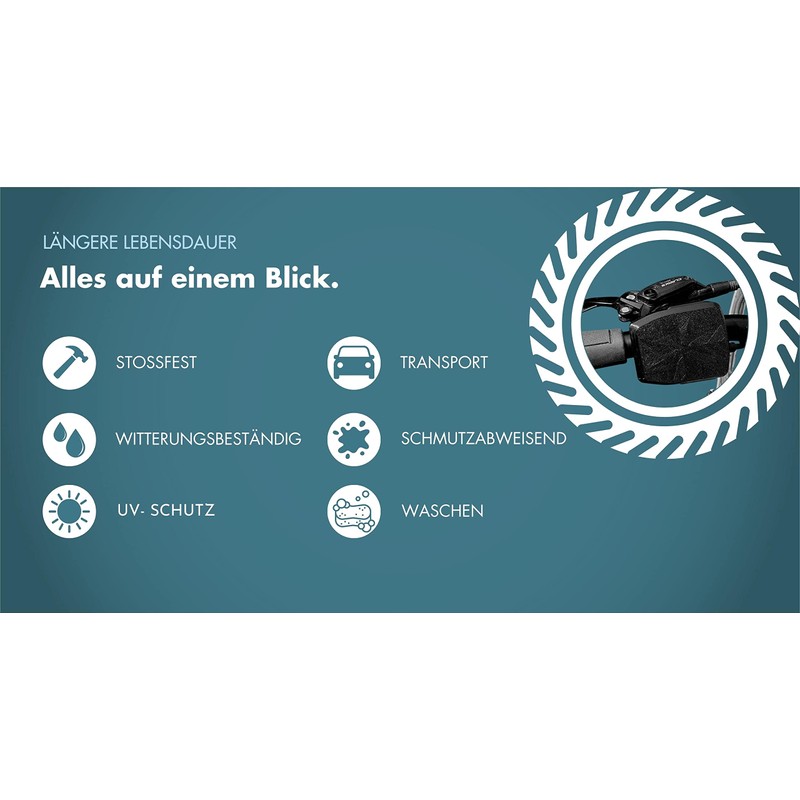 BeDiCo E-Bike Protective Cover for Bosch Purion On-Board Computer Made