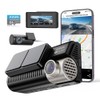 KAWA Drive Recorder, 4K Resolution, Smartphone Linkage, Sound Control, Easy