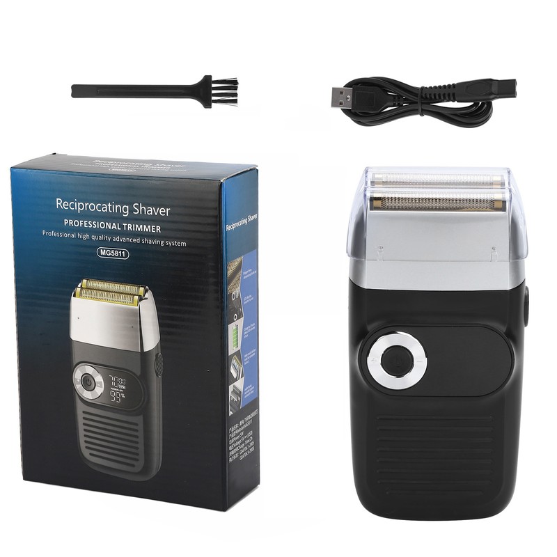 Electric Foil Shaver Rechargeable Bald Head Beard Trimmer LCD Mustache