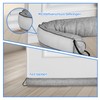 JINMEE Draught Excluder for Doors 90 cm, Door Draught Excluder
