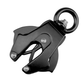 Dsjnf 15mm Quick Release Dog Chain Buckle Frog Cable Dog Leash Buckle Swivel Clip Heavy Duty Frog Clip Black Dog Leash Clasp Frog Clip Dog Chain Dog Leash Clip 1pcs