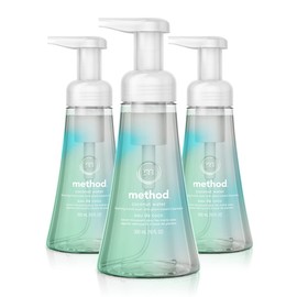 Method Foaming Hand Wash, Coconut Water, 10 ounce (Pack of 3)
