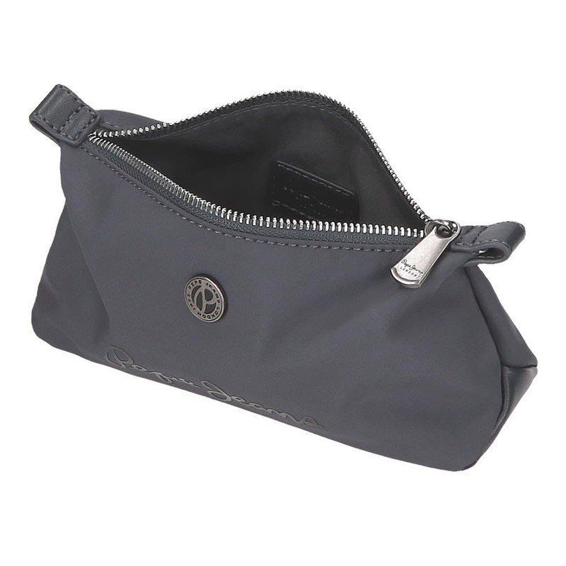 Pepe Jeans Corin Toiletry Bag Grey 20.5x11.5x7.5cm Polyester and PU