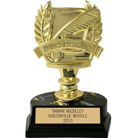 Jones Exclusive Perfect Attendance Trophy (Set of 5)
