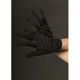 Adult Scream Style Short Black Gloves