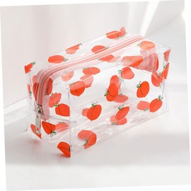 Mikinona 2pcs Clear Toiletry Bag Cosmetic Organizer for Travel Camping Lightweight Sundries Storage for Personal Items Transparent Design for Easy Access