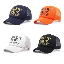 Gallery DEPT Baseball Cap Unisex Adjustable Snapback Trucker Hat - Color: black