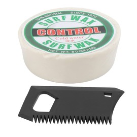 VGEBY Surf Wax Portable Antideslizante Parafina Surf Skateborad Wax Tabla de Surf Accesorio con Peine de Cera(10 * 7 * 3cm-Cera de Agua fría)