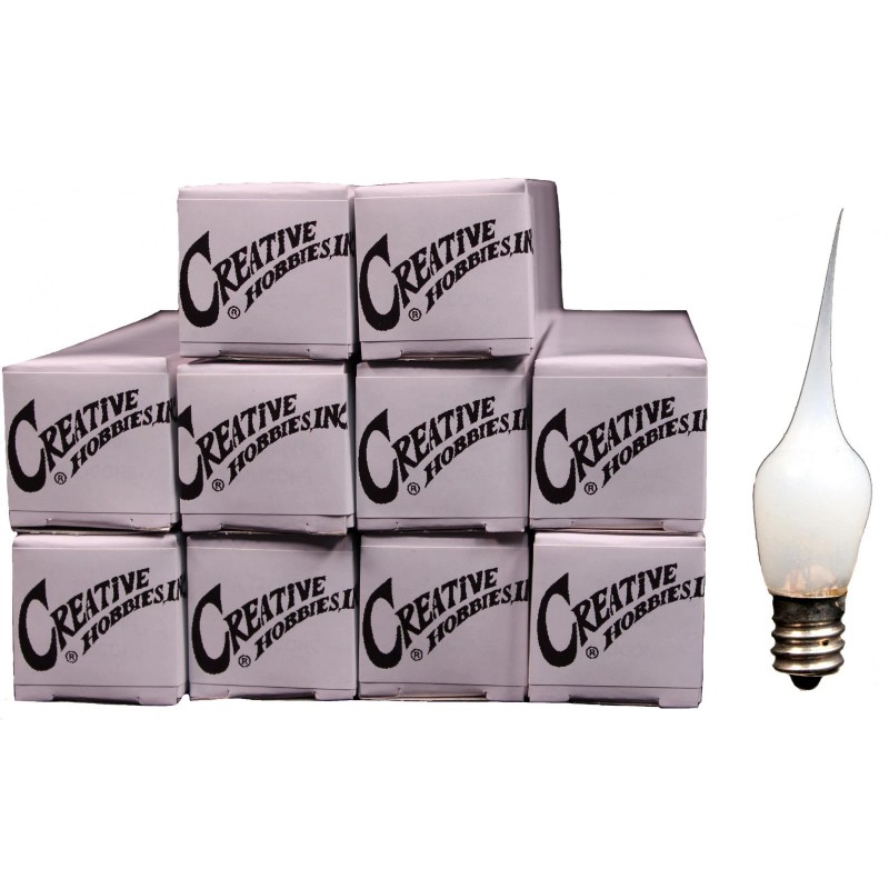 Creative Hobbies 10 Pack of Mini Silicone Dipped Candle Light
