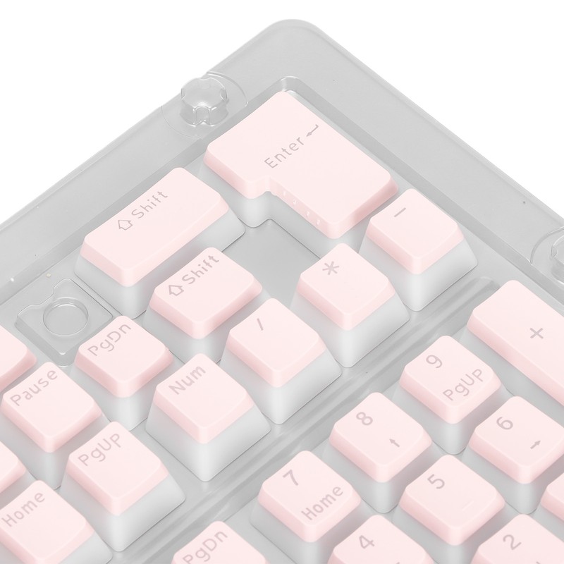 Keyboard Keycaps 129 Keys Pudding Transparent OEM Height PBT Two