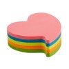 Kores Fantasy Sticky Notes Heart Shaped, 5 Neon Colours, 70