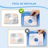 10 Pcs Filtros para Fuentes para Gatos Cuadrada de 84