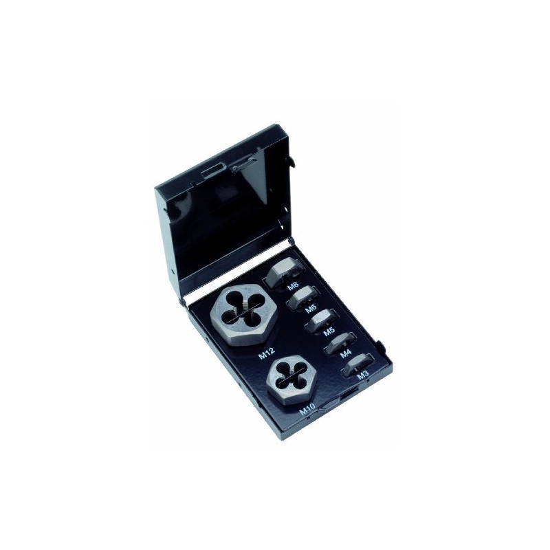 VÖLKEL Thread Cutting Tool Set I M3-M12 I Hexagonal Cutting