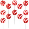Red Swirl Swirls Lollipop Candy, Mixed Fruit Flavor, Individually Wrapped