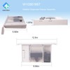 W10861667 White Washer Dispenser Drawer Assembly - Replaces W10601851 W10777950