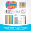 ZIPIT POP Pencil Case for Girls, Silicone Sensory Fidget Pencil