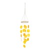 sourcing map Capiz Wind Chimes, 35" Outdoor Seashell Hanging Beach