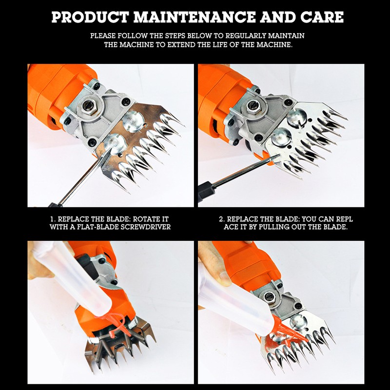 Stainless Steel Sheep Clippers Blade High Hardness Cutting Shearing Cutter